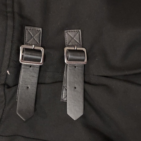 Hot Topic WismiGoth Reto Buckle Accented Black Mini Skirt Size XS - Picture 2 of 9